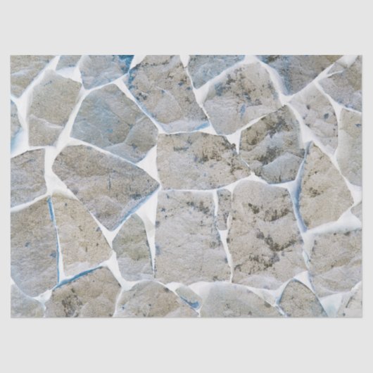 Papier Mousseline Mur de roche inversée (Recto)