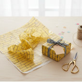 Papier Mousseline Mur de route en briques jaunes