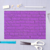 Papier Mousseline Mur en brique violet peint (Artisanat)