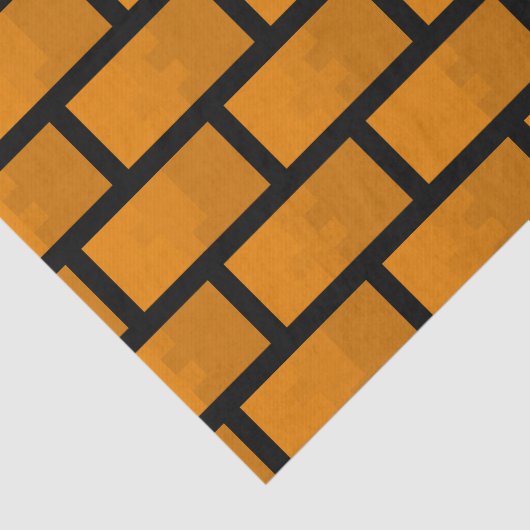 Papier Mousseline Mur en briques 8 bits (Détail)