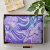 Papier Mousseline murmure fantomatique, marbrure pastel : (Cadeau)