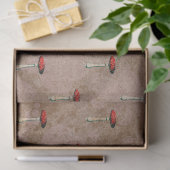 Papier Mousseline Mushroom Ephemera Design Series #1 (Cadeau)