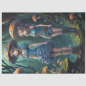 Papier Mousseline Mushroom Gypsy woman v7 tissue paper (Recto)