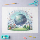 Papier Mousseline Music Notes Design série 3 (Artisanat)