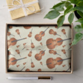 Papier Mousseline Musicien de basse debout Musique enseignant Jazz B (Cadeau)