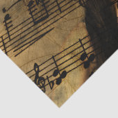 Papier Mousseline Musique Artsy de violon (Détail)