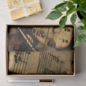 Papier Mousseline Musique Artsy de violon (Cadeau)