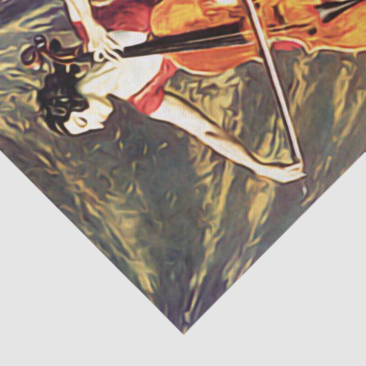 Papier Mousseline Musique céleste (Détail)