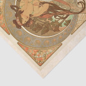 Papier Mousseline Musique d'Alphonse Mucha, Decoupage (Détail)