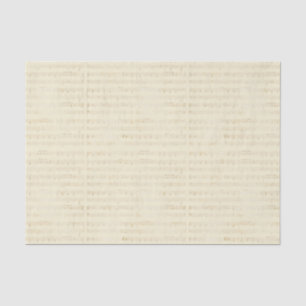 Papier Mousseline Musique de feuille vintage de notes musicales