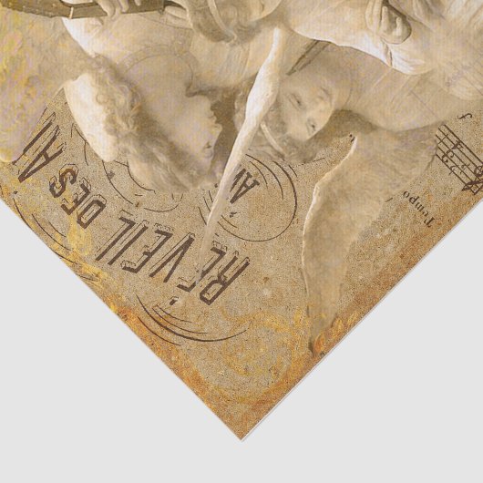 Papier Mousseline Musique des Anges (Détail)