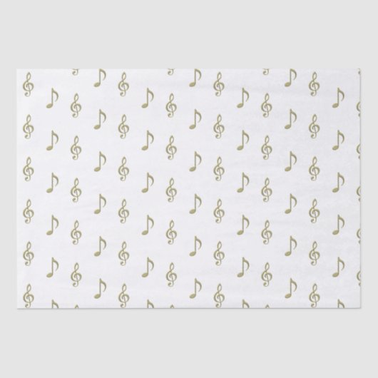 Papier Mousseline Musique emboussée Note & papier papier papier papi (Recto)