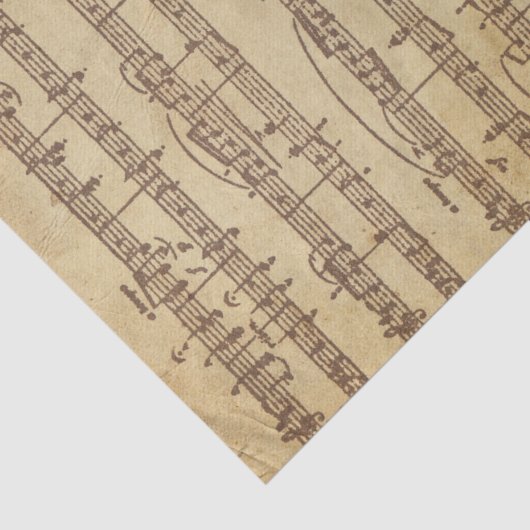 Papier Mousseline Musique et chanson (Détail)