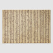 Papier Mousseline Musique et chanson (Recto)