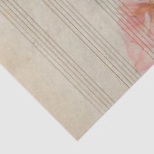 Papier Mousseline Musique et Rose Series Design 15 (Détail)