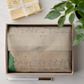 Papier Mousseline Musique et Rose Series Design 4 (Cadeau)