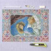 PAPIER MOUSSELINE MUSIQUE FABRIQUANT ANGE DE NOËL, BIJOUX PRÉCIEUX, (Artisanat)