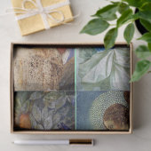 PAPIER MOUSSELINE MUSIQUE FABRIQUANT DES ANGELS DE NOËL AVEC FLEURS  (Cadeau)