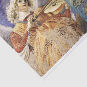 PAPIER MOUSSELINE MUSIQUE FABRIQUANT DES ANGES DE NOËL (Détail)