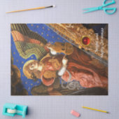 Papier Mousseline MUSIQUE FABRIQUANT L'ANGE AVEC UN Noël VIELLE (Artisanat)