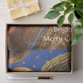 Papier Mousseline MUSIQUE FABRIQUANT L'ANGE AVEC UN Noël VIELLE (Cadeau)