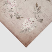 Papier Mousseline Musique florale vintage (Détail)