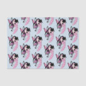 Papier Mousseline Musique Note Fée (Recto)