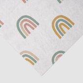 Papier Mousseline Muted boho rainbow scandi pattern  (Détail)