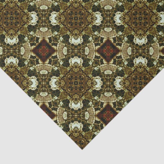 Papier Mousseline MVB Rich Bronze Or Motif Design (Détail)