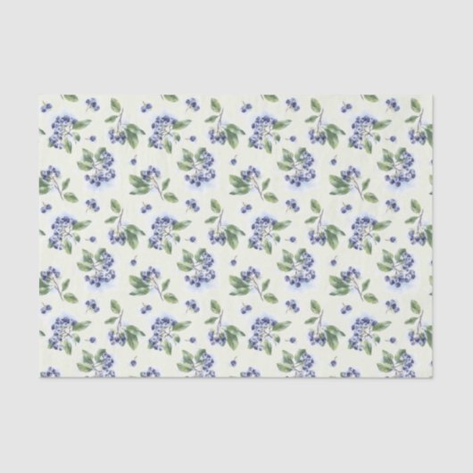 Papier Mousseline Myrtilles (Recto)