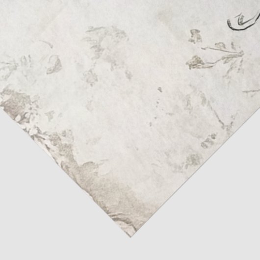 Papier Mousseline Mysage Green Fairy Decoupage (Détail)