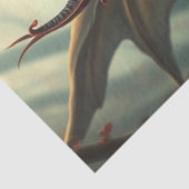 Papier Mousseline Mystérieuse fée de dragon gothique (Détail)