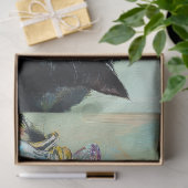 Papier Mousseline Mystic Witch & Black Cat Halloween Decoupage (Cadeau)