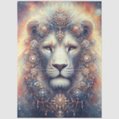 Papier Mousseline Mystical Decorative Lion King Decoupage (Recto)