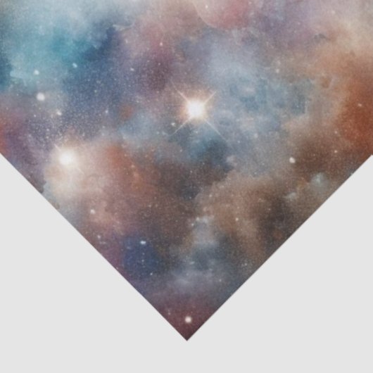 Papier Mousseline Mystical Galaxy and White Horse Fantasy Decoupage (Détail)