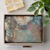 Papier Mousseline Mystical Garden Hummingbird & Rose Decoupage  (Cadeau)