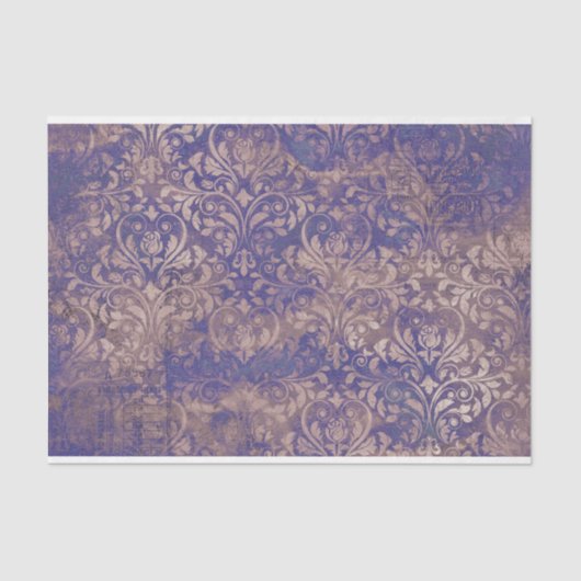 Papier Mousseline Mystical Lavender Decoupage  (Recto)