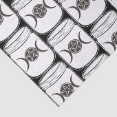 Papier Mousseline Mystical Magic Moons Mason Jar Halloween Party (Détail)