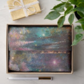 Papier Mousseline Mystical Unicorn and Girl In Forest Decoupage  (Cadeau)