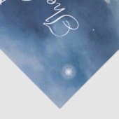 Papier Mousseline Mythique Celtique Dragon bleu Turquoise (Détail)