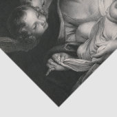 Papier Mousseline Naissance de nativité de Vierge Marie anges de (Détail)