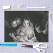 Papier Mousseline Naissance de nativité de Vierge Marie anges de (Artisanat)