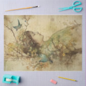 Papier Mousseline Naissance du printemps (Artisanat)