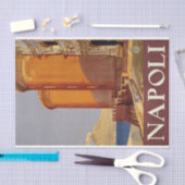 Papier Mousseline Napoli Travel Poster Decoupage Tissu Papier (Artisanat)