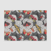 Papier Mousseline Nappes phréatiques sur hydrangée blanche (Recto)