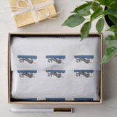 Papier Mousseline Narwhal (Cadeau)