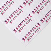 Papier Mousseline Nashville Music City2 (Détail)