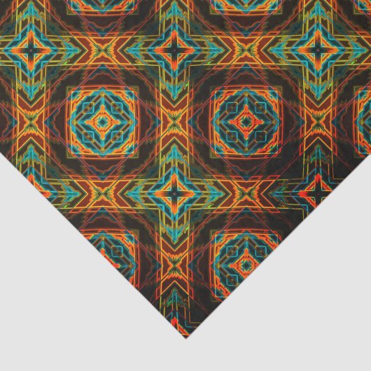 Papier Mousseline Natif américain moderne 19 (Détail)