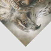 Papier Mousseline Native American Chief & Eagle Decoupage (Détail)