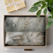 Papier Mousseline Native American Chief & Eagle Decoupage (Cadeau)